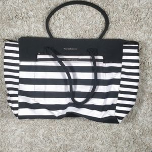 Victoria's Secret Black and White Weekender Tote Large